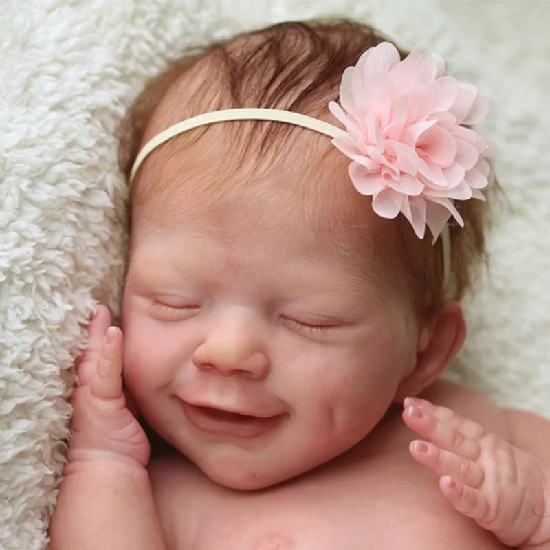 Bebe Reborn наборы 22 дюймов Реалистичная новорожденная ткань тело Baby неокрашенные