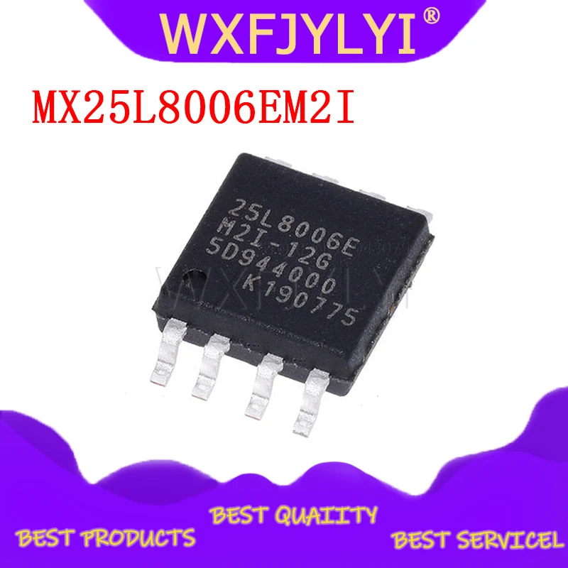 10 шт. MX25L8006EM2I-12G 25L8006EM2I-12G MX25L8006E MX25L8006 25L8006E SOP-8 Новый оригинал