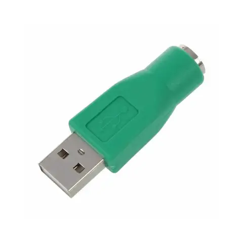 Переходник PS / 2 (гнездо) на USB (штекер), 1 шт., конвертер для клавиатуры в PS2 Mini (гнездо), 6 мышей, USB Din (штекер), W6S3