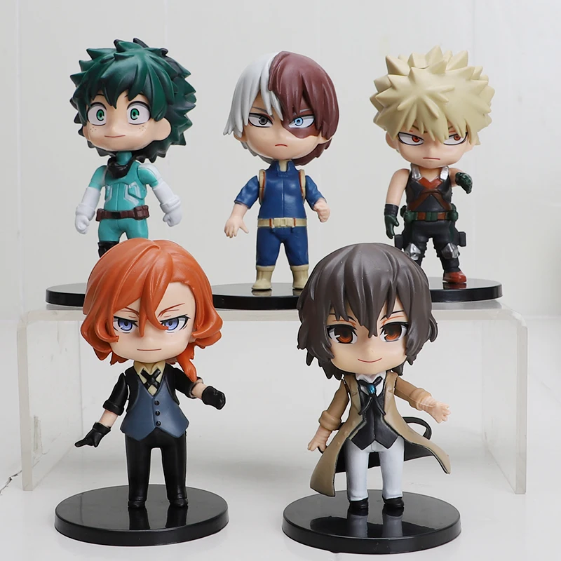 6-11cm Anime Kawaii Demon Slayer Figure Hunter X Figurine My Hero Academia Boku No Model Toys | Игрушки и хобби