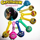 20 шт., декоративная лента для волос Skrepyshi с рисунком из мультфильма, магнитная лента Skrepysh от Magnit для девочек, самые популярные товары, Прямая поставка