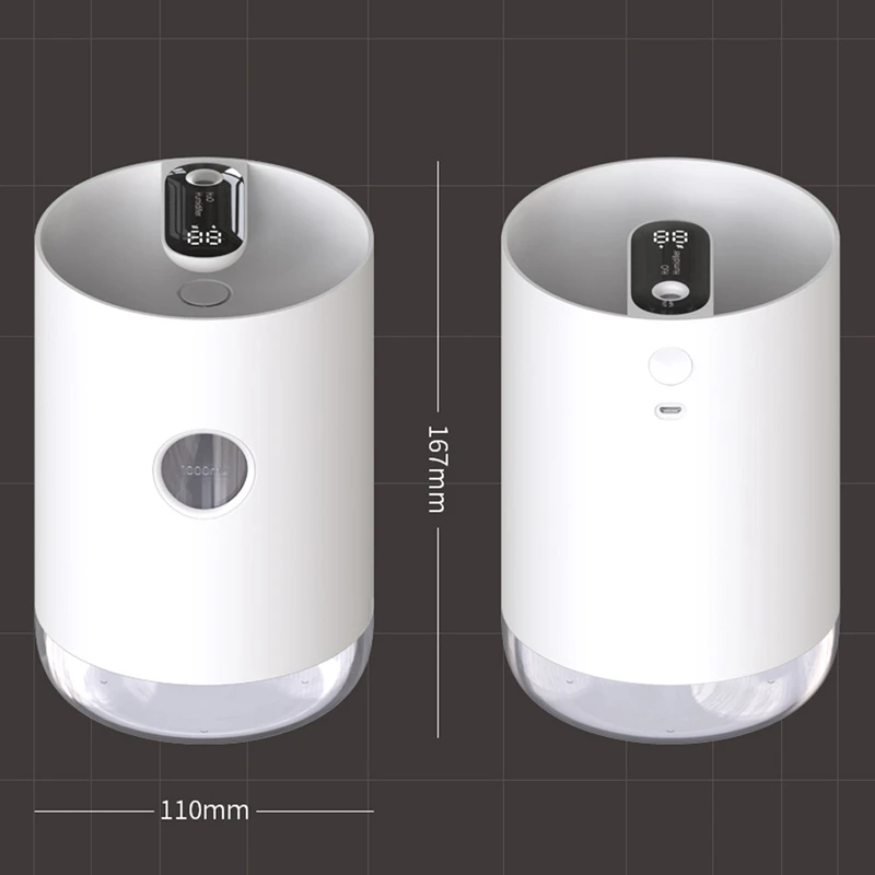 USB зарядка для хранения светодиодный дисплей воды рифма увлажнитель прямой