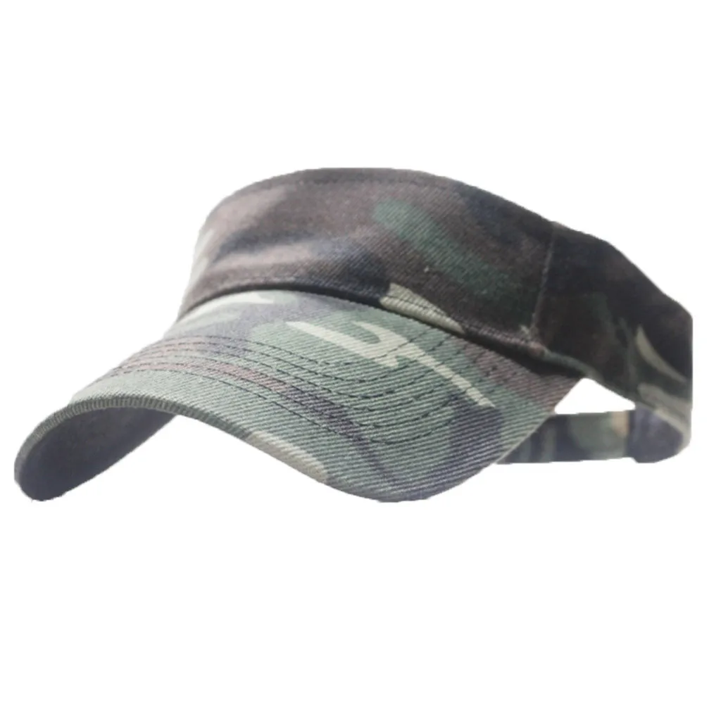

Unisex Camouflage Outdoor Baseball Cap Sun Cap Mountaineering Cycling Without Top Cap Hollow Out Ponytail Baseball Hat Caps