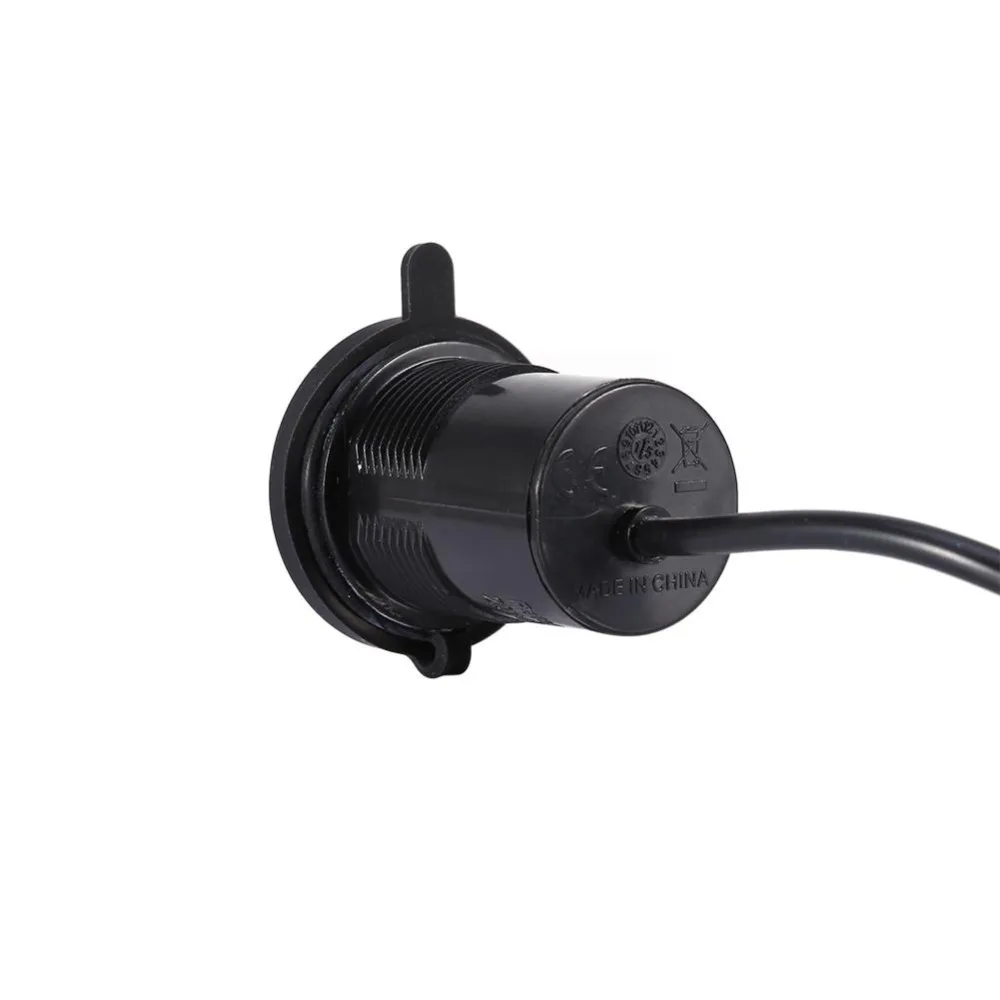 USB зарядное устройство для мотоцикла водонепроницаемый разъем 12 В черные
