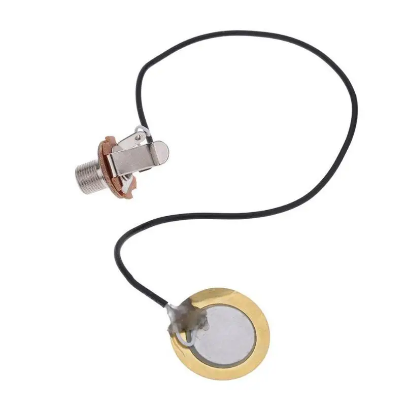 

Преобразователь акустической гитары предпроводной усилитель с пьезоразъемом, аксессуары для фотосъемки укулеле мандолина Banjo String, музыкал...