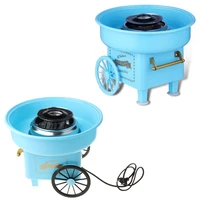 nostalgia trolley cotton candy machine fashion mini candy floss maker home use countertop electric children creative candy