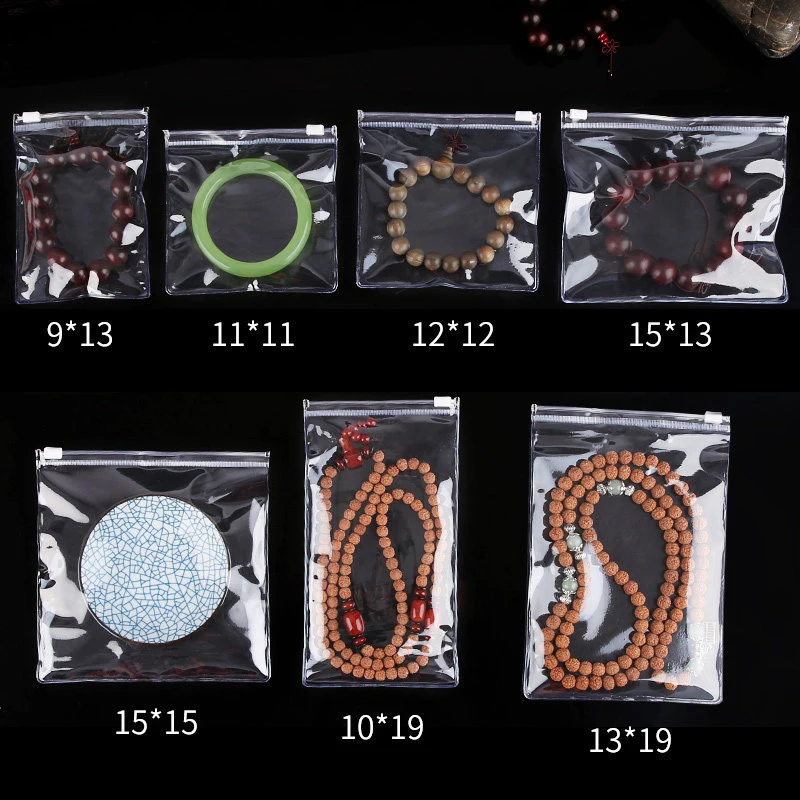 10 шт./лот толстый прозрачный ПВХ самоуплотняющийся пластиковый упаковочный