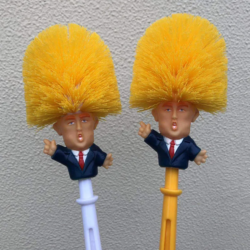 Творческий Дональд Трамп туалетной щетки сделать туалетную бумагу для Great Again» веселый смешной подарок идеальный президентский ершик