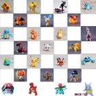 5-9 см фигурка покемона Zekrom Reshiram Wobbuffet Jigglypuff Pikachu игрушки Lugia Psyduck модель Charizard Venusaur blastatic Solgaleo