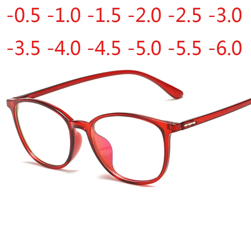 Сверхлегкий TR90 кадр очки по рецепту Для мужчин женщин унисекс Винтаж Овальный