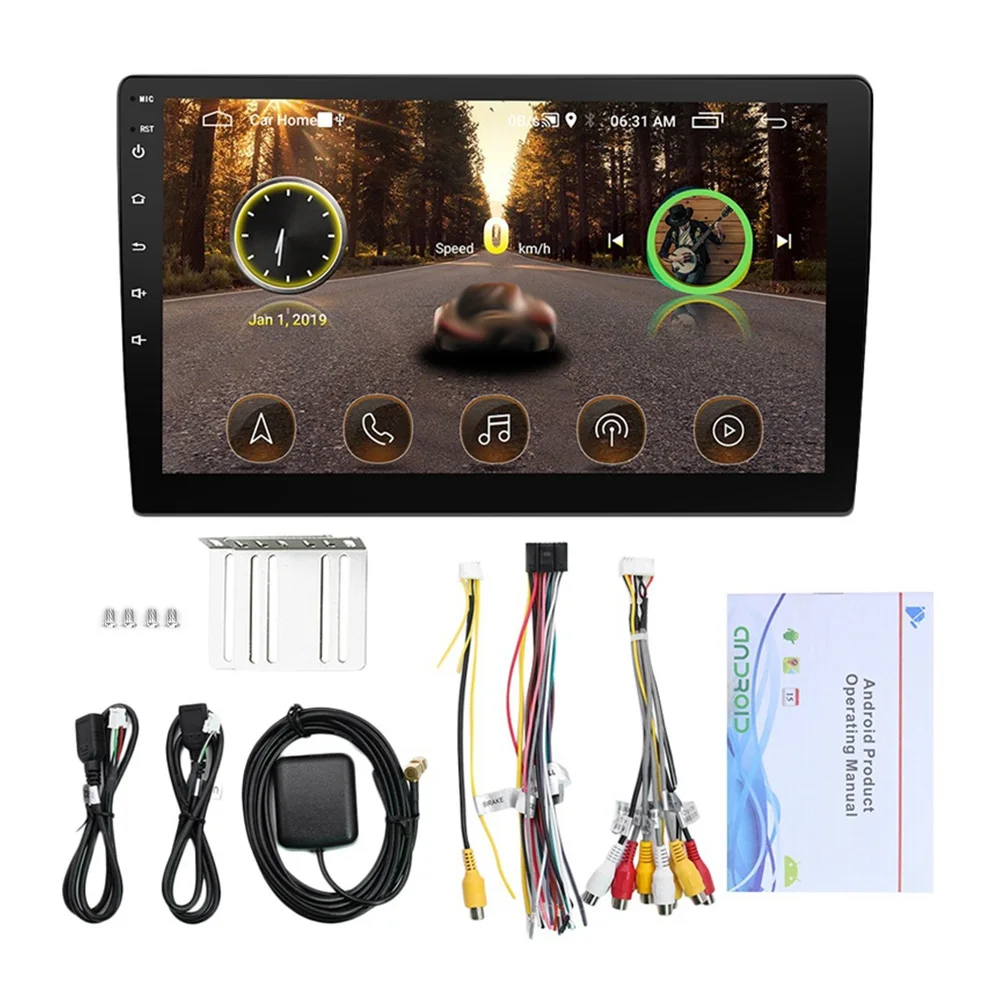 

10.1in Touch Screen MP5 GPS Navigation Radio Audio Multimedia Player for Android System