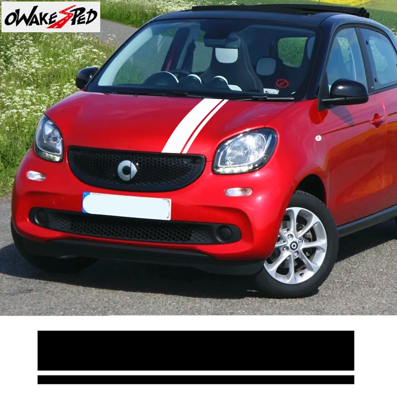 Спортивные гоночные полосы наклейка на капот автомобиля передняя головка крышка