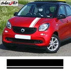 Наклейка на капот автомобиля, виниловые наклейки для Smart Fortwo Forfour