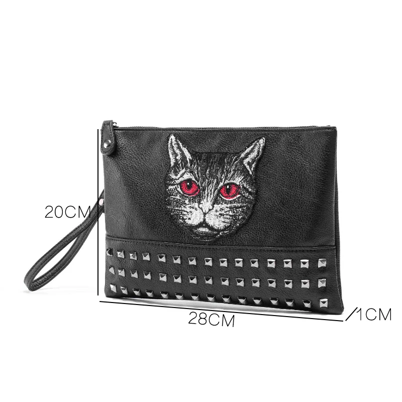 Youda 2019 новая Индивидуальная сумка-клатч с рисунком кота повседневные унисекс