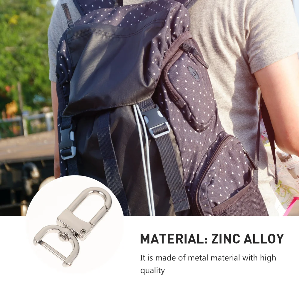 

4pcs Metal Bag Strap Buckle Luggage Suitcase Shoulder Strap Replacement Buckles