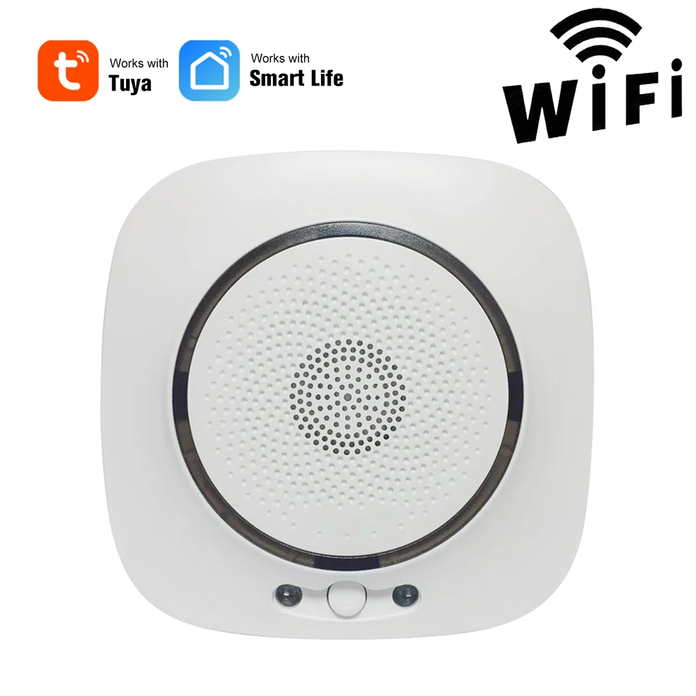 Детектор Утечки горючего газа Smart Life Tuya Wi Fi сетевой детектор утечки природного