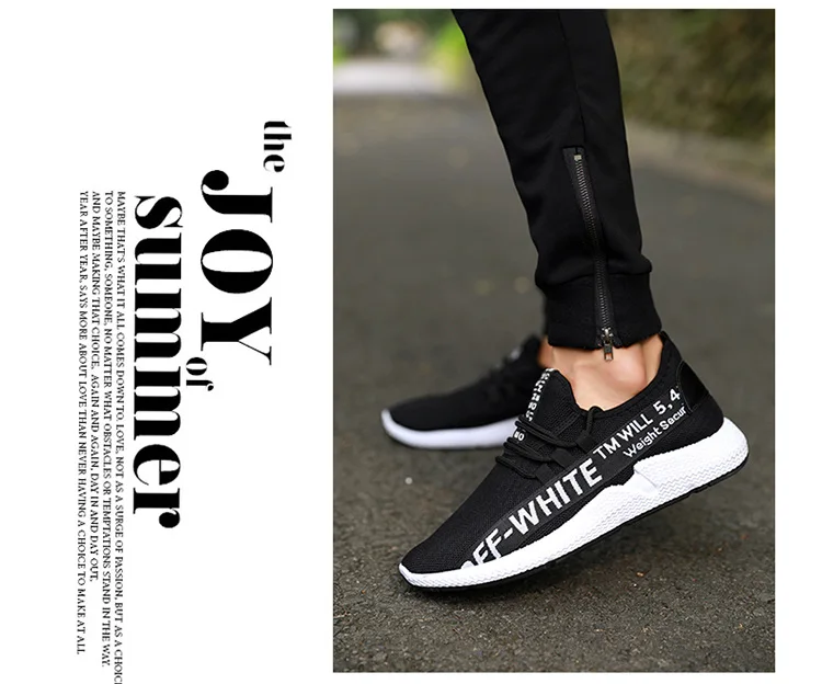 Autumn New Style Men Shoes Fashion Casual Mesh Shoes Stylish Rubber Shoes Sneakers Low Top Breathable Korean-style Running