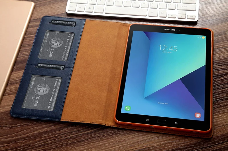 Для samsung Tab S3 T820 кожаный чехол многофункциональный кошелек флип чехол бизнес Стенд смарт-чехол для samsung Galaxy Tab S3 9,7 дюймов T825