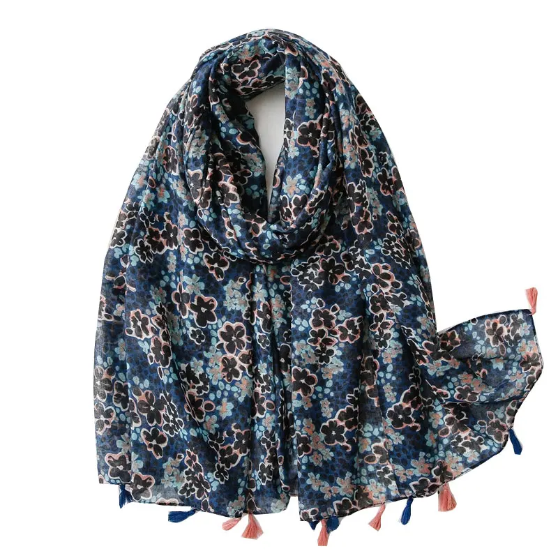 

2021 Luxury brand cotton Handfeeling scarves Summer Women Shawl Printing Hight Quality Hijab Scarf Wholesales Pashmina Female