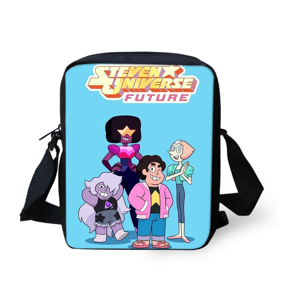 

HaoYun Women's Messenger Bags Steven Universe Pattern Crossbody Bags Small Kids Purse Coin Bags Cartoon Design Mini Flaps Bag