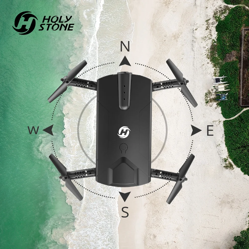 Holy Stone HS160 Радиоуправляемый Дрон с камерой HD wifi FPV 720P Квадрокоптер с аккумулятором камеры 3,7 в для детей складной взрослый