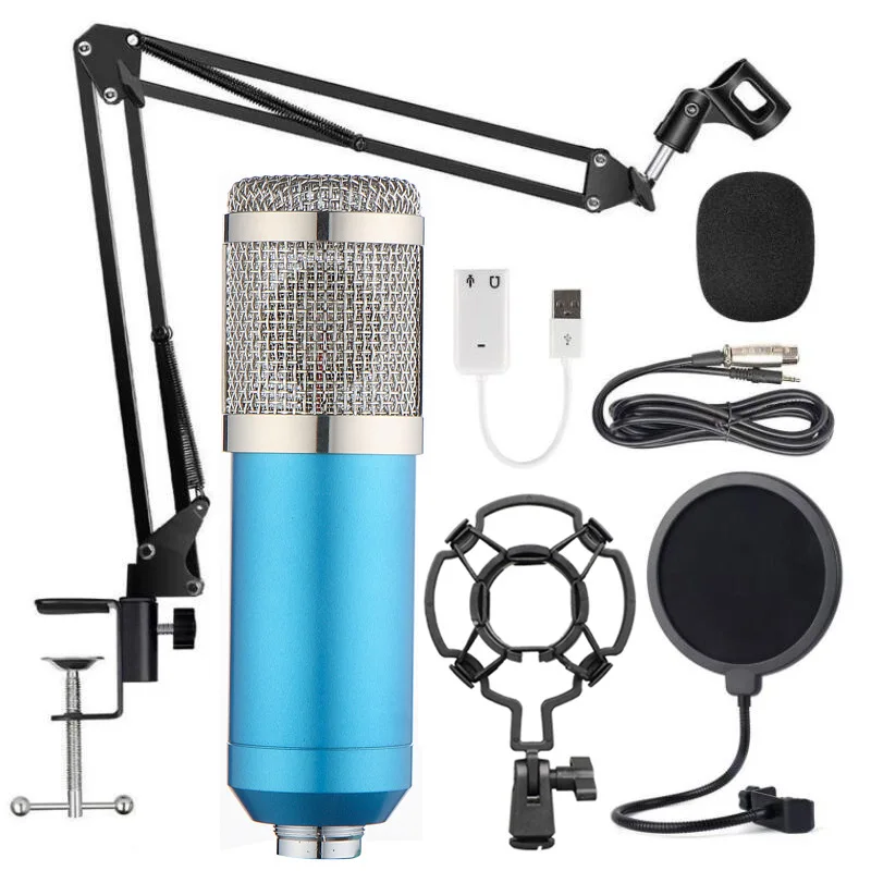 Original Professional BM800 Condenser Microphone 3.5Mm Wired Studio Sound Recording Mic For computer Karaoke KTV | Электроника