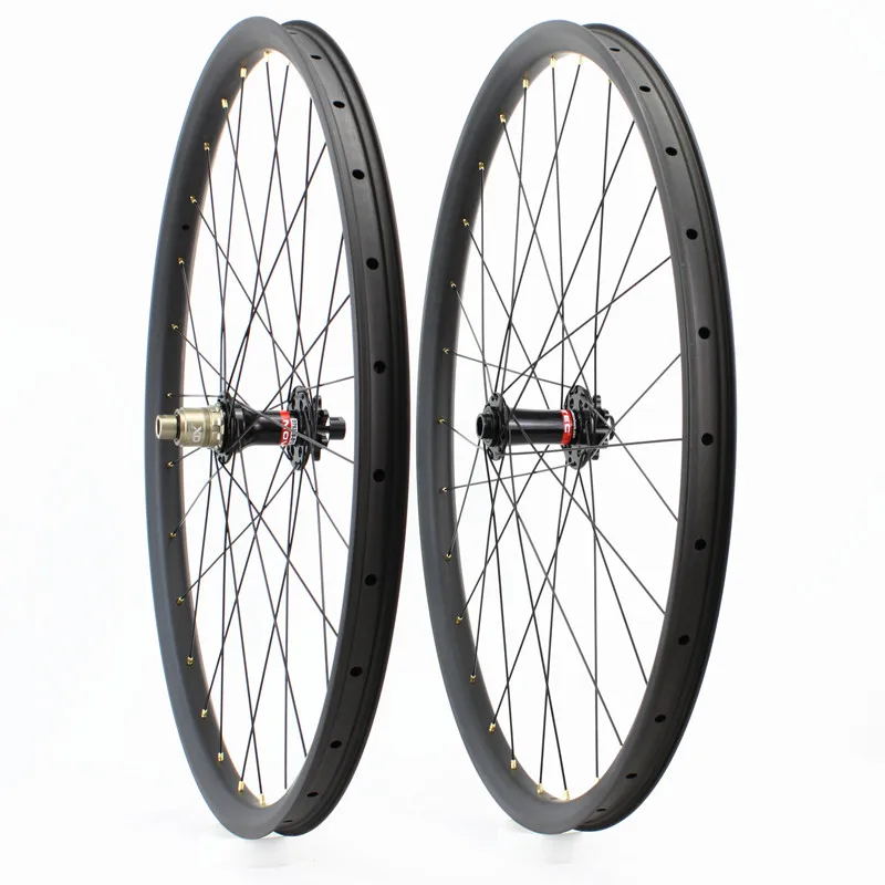 

29er Symmetric XC/AM 30x24 mm Tubeless Mountain Bike Wheels Novatec D791SB D792SB MTB Disc Carbon Wheelset Pillar 1420 Spokes