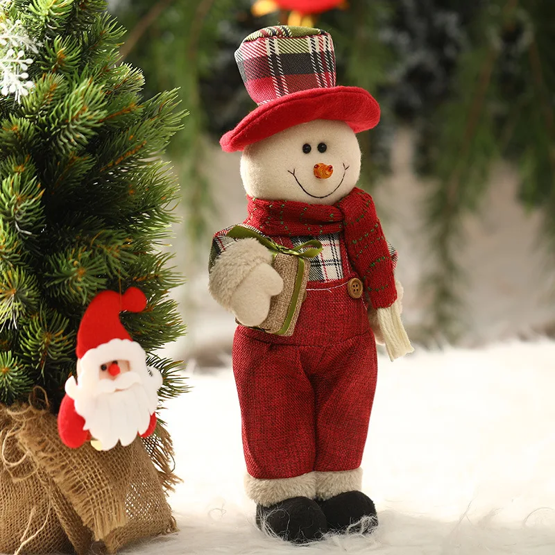 

Christmas decorations Santa Claus, snowman, elk dolls, dolls, Christmas tree, Christmas gifts for children