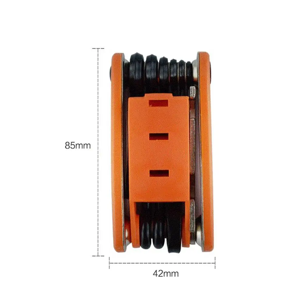 15-in-1 Bike Bicycle Repair Tool Kit Hex Wrench Nut Key Screwdriver Socket Extension Rod Foldable Multifunction Tools | Спорт и