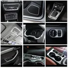 Автомобильный Стайлинг центральная консоль переключения передач рамка Крышка Накладка для Audi Q3 2013-2018 двери аудио динамик рамка украшение