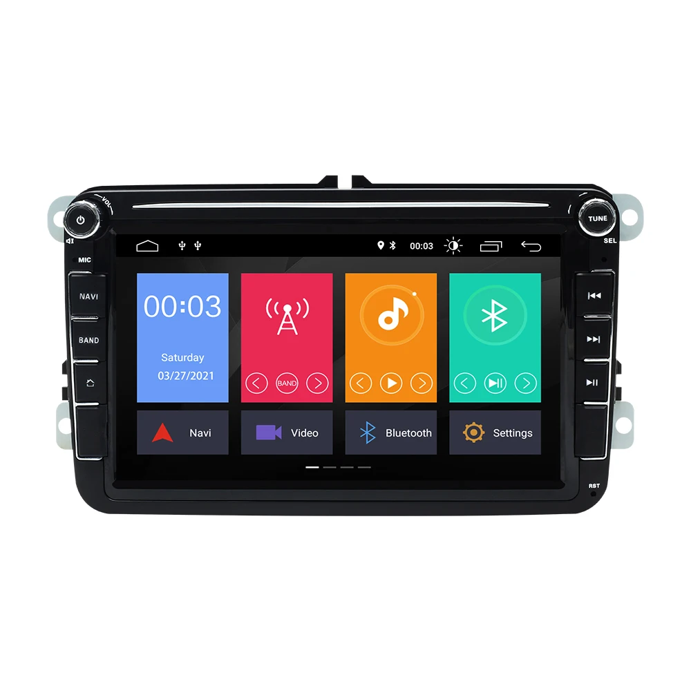 Автомобильный мультимедийный плеер Carplay на Android 11 4 Гб с GPS для