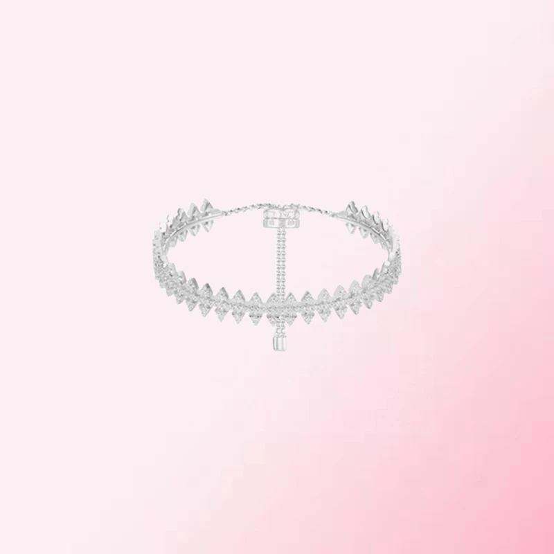 

1:1 Make 925 Sterling Silver Custom Evening Dress Perfect Accessory Cold Wind Fashion Bracelet