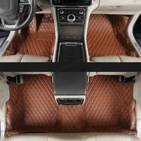 lsrtw2017 luxury leather car interior floor mat for lincoln continental 2016 2017 2018 2019 2020 accessories carpet