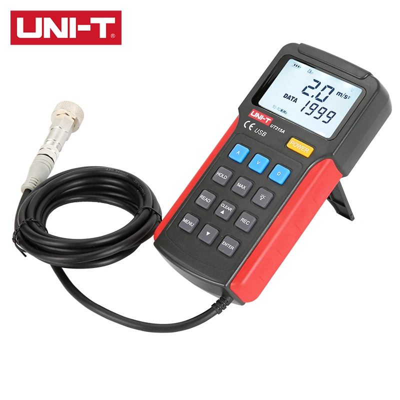 Вибротестер UNI-T UT315A Измерение скорости ускорения смещения автоматическое
