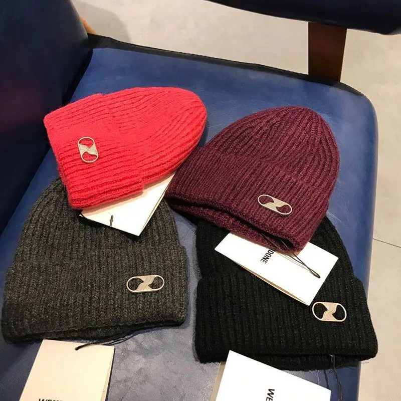 

GD We11done Knitted Beanie Hat Fashion Warm Cap for Autumn Winter G-Dragon