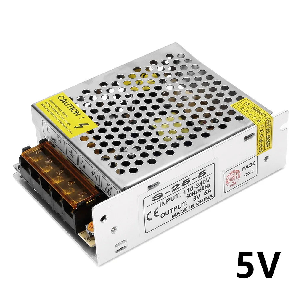 Светильник ing трансформаторы DC 5V 5A 10A 20A 40A 60A Питание для лампа WS2812B SK6812