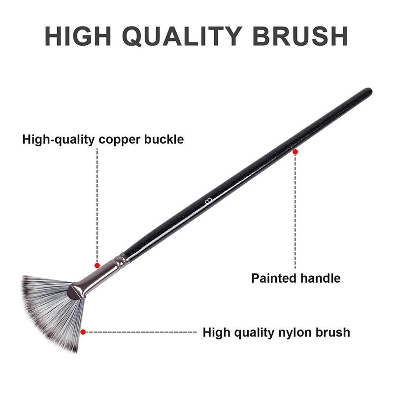 15 шт. акриловая губка для рисования волос | Канцтовары офиса и дома