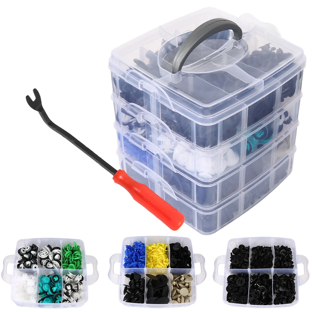 Смешанный Автомобильный Крепеж зажимы для кузова автомобиля комплект бампера