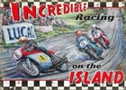 Жестяной ретро-плакат с изображением гонок на острове Мэн, мотоцикла, Suzuki, Yamaha, для дома, гаража, кафе, паба, мотеля, настенного декора