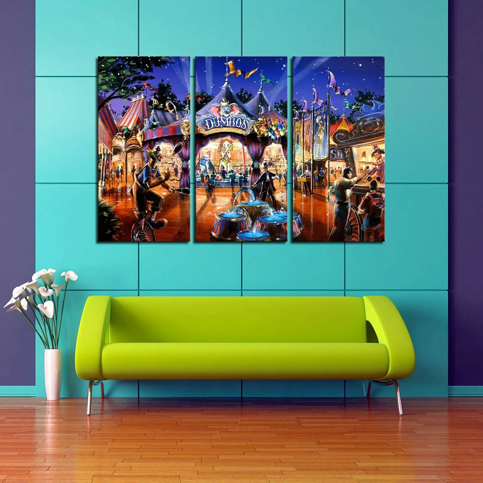 

Детская игровая площадка 3 шт. Картина на холсте домашний Декор настенный постер