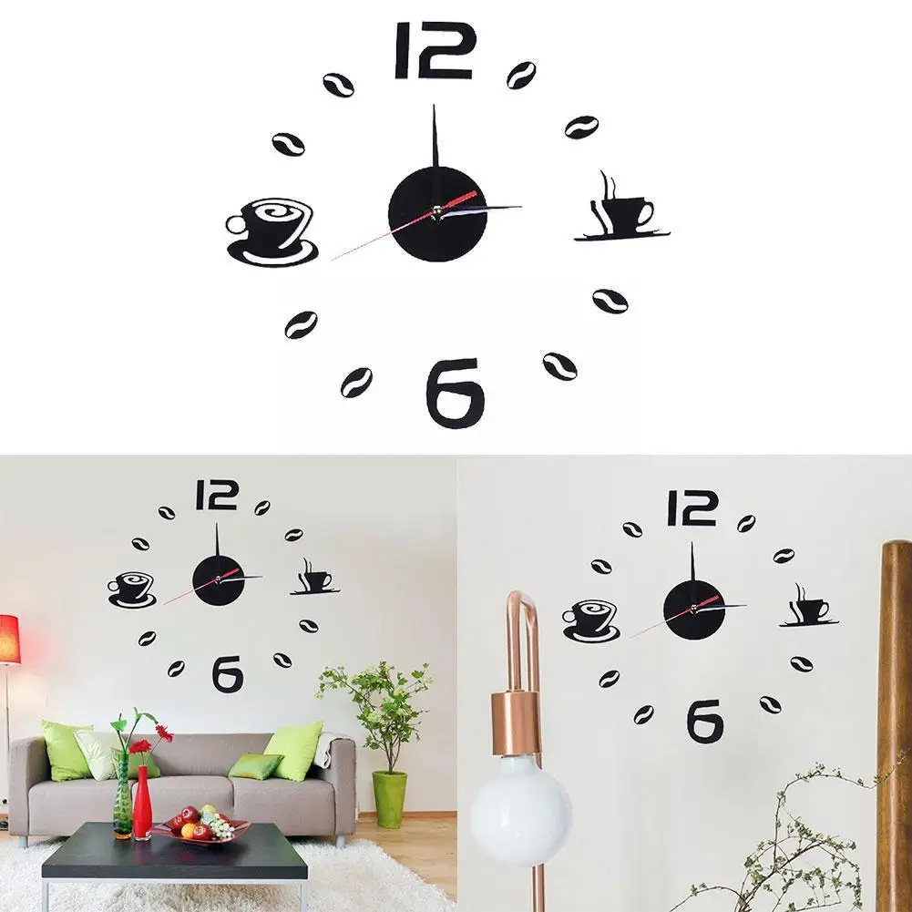 Настенные часы сделай сам для гостиной новые Акриловые кварцевые металлические