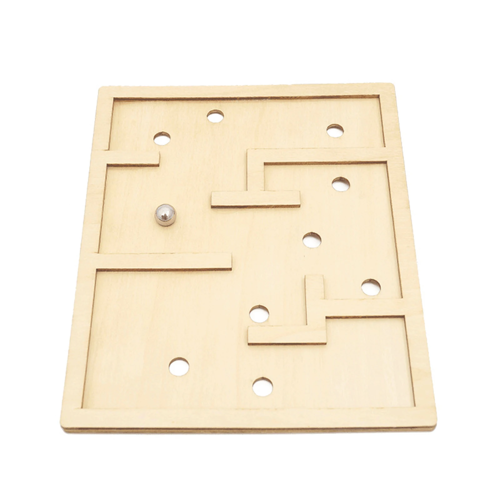 Деревянный 3D шар-лабиринт DIY головоломка игрушка искусственная коробка Веселая