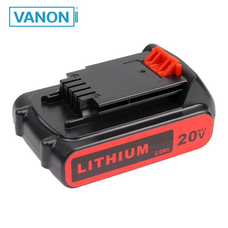 VANON для Black Decker 20 в 2000 мАч литий ионная батарея LBXR20 перезаряжаемые
