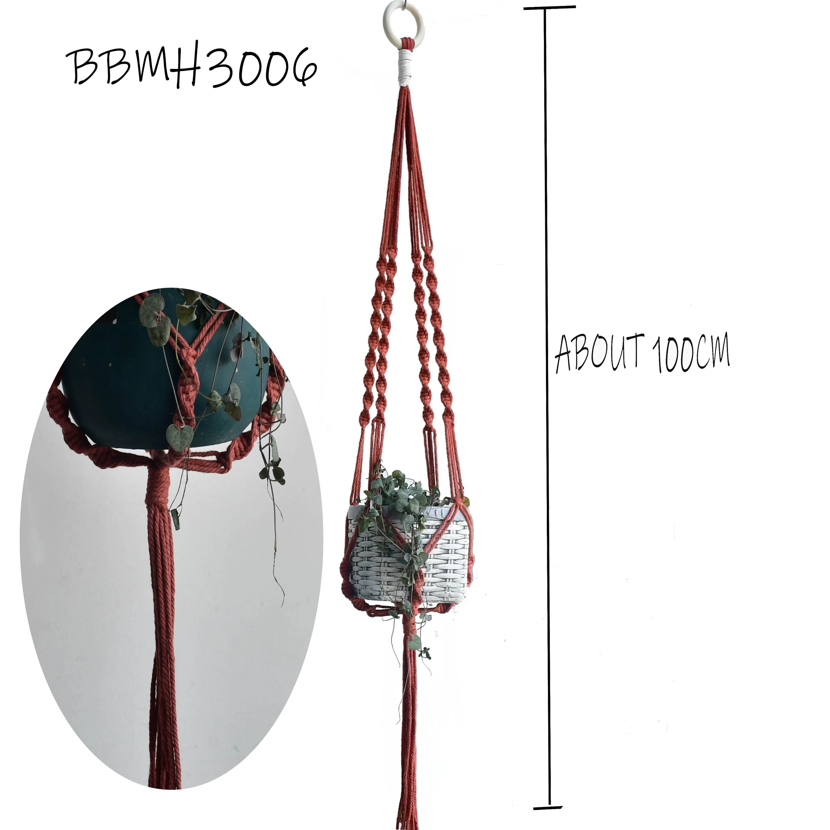 Подвесной лоток для Лидер продаж растений ручной работы подвесная вешалка