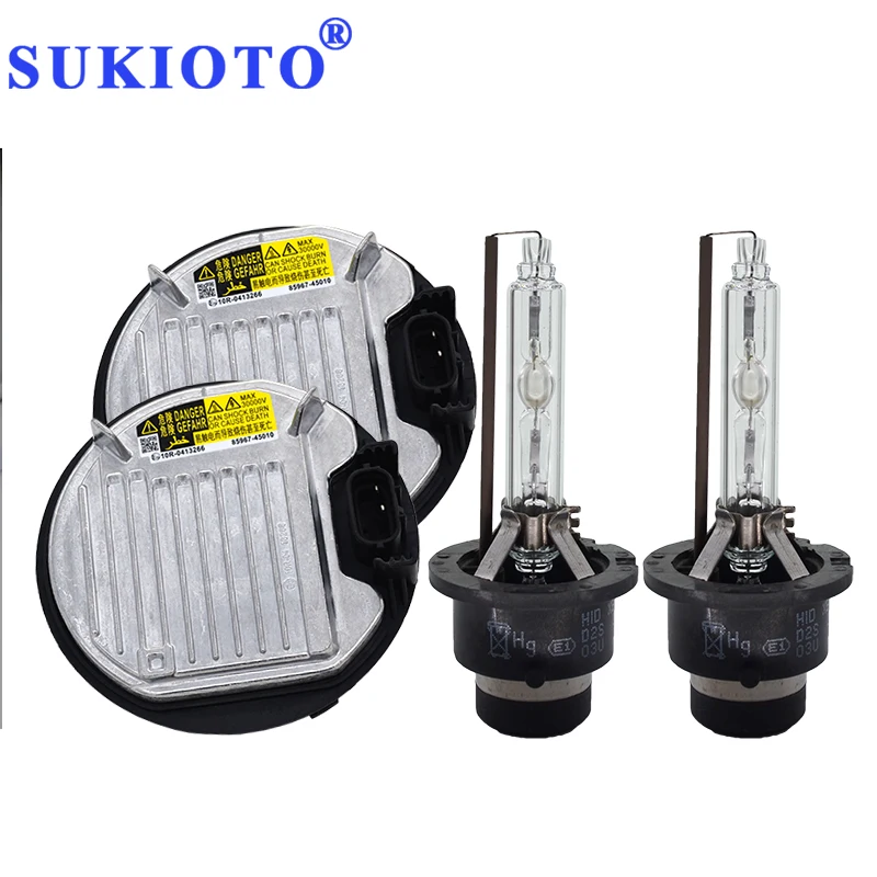 Ксеноновая HID лампа SUKIOTO 35 Вт D4S модель 85967-45010 85967-22080 D2S 5500K для Venza Avalon GS RX 350 |
