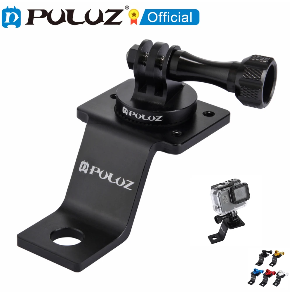 PULUZ-soporte fijo de aleación de aluminio para motocicleta, montaje con adaptador de...
