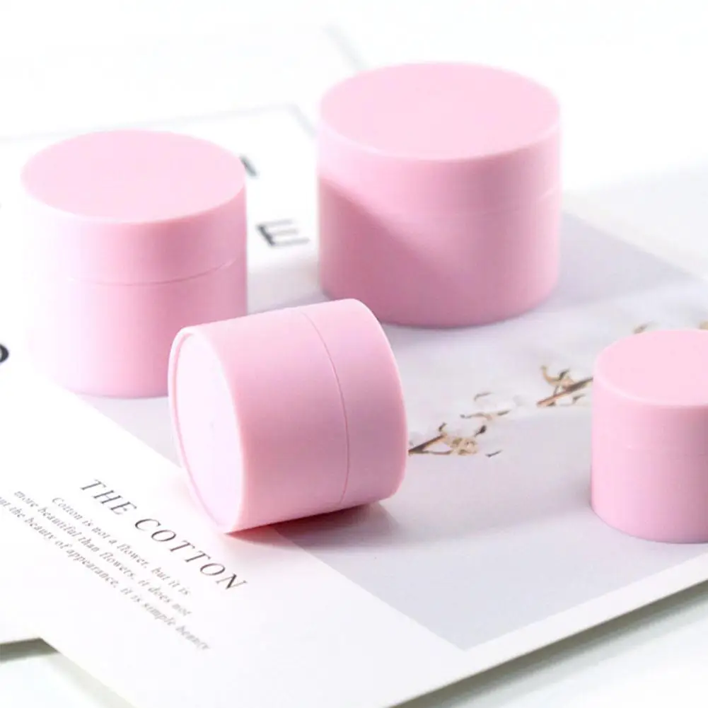 

Transparent Plastic Refillable Facial Cream Jar Cosmetic Bottles Box Cosmetic Cream Container Packing Face Portable Makeup Y2B3