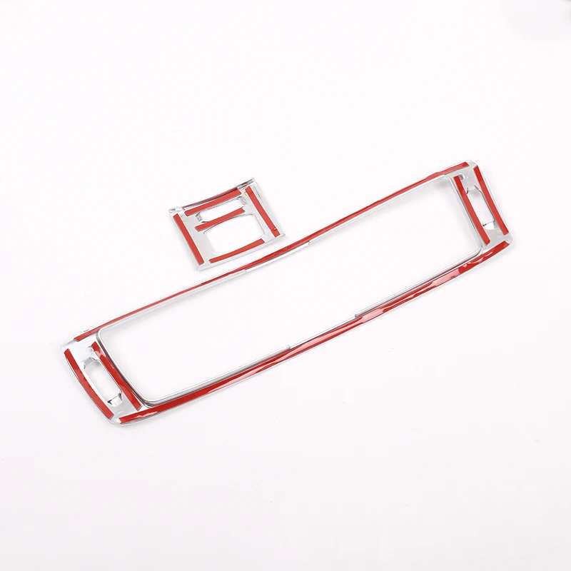 Автомобильная матовая хромированная центральная консоль ABS решетка