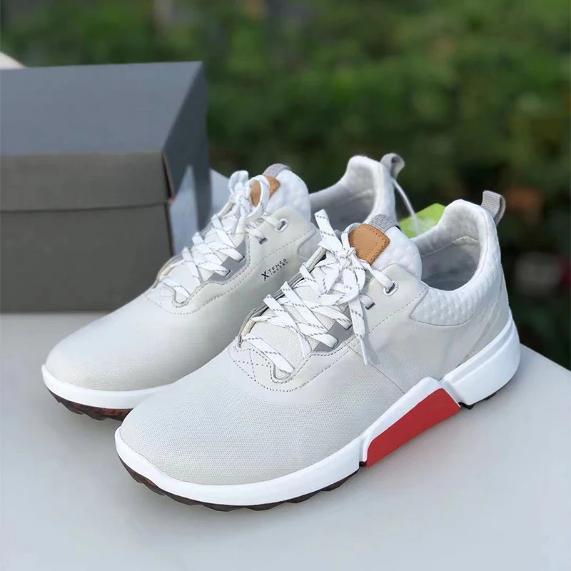 

Men Leather Golf Shoes High Quality Walking Footwear Outdoor Comfortable Golf Sneakers Size 39-44