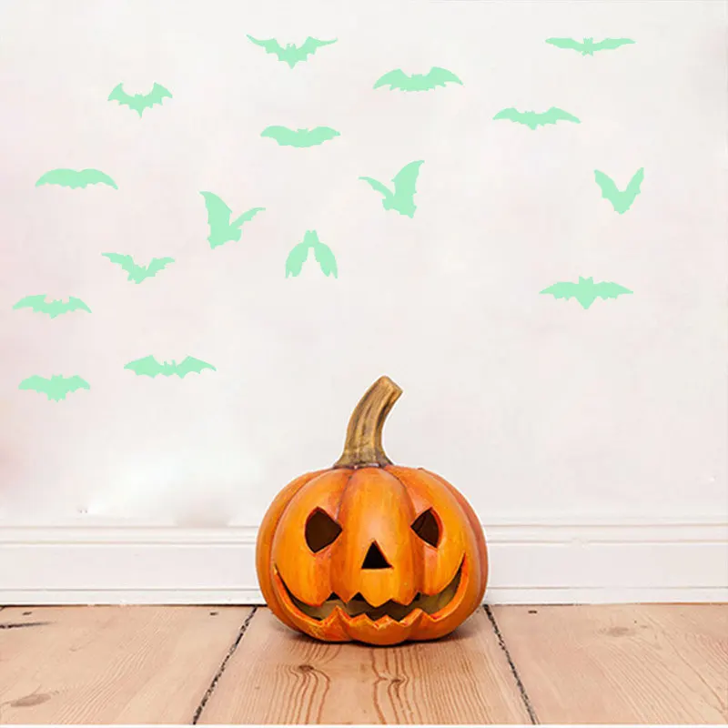 2020 горячая Распродажа набор Светящиеся в темноте глаза стены Стекло Стикеры